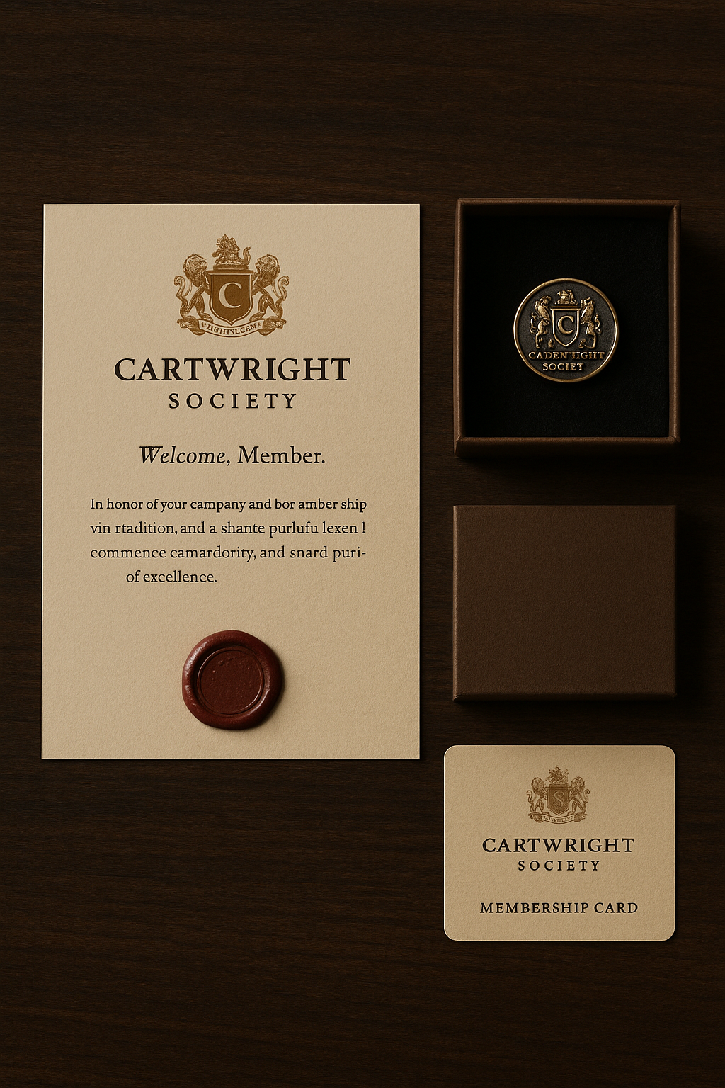 Cartwright Club membership kit