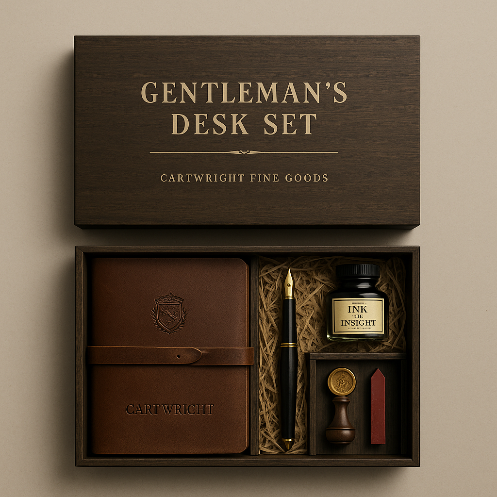 Gentleman's desk set